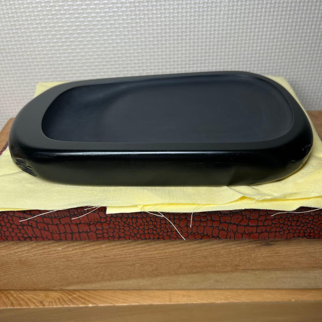 ⭕️希少　高価　新品美品　鍋倉山龍渓硯　清泉堂　三代目　深澤秀教　大型な硯