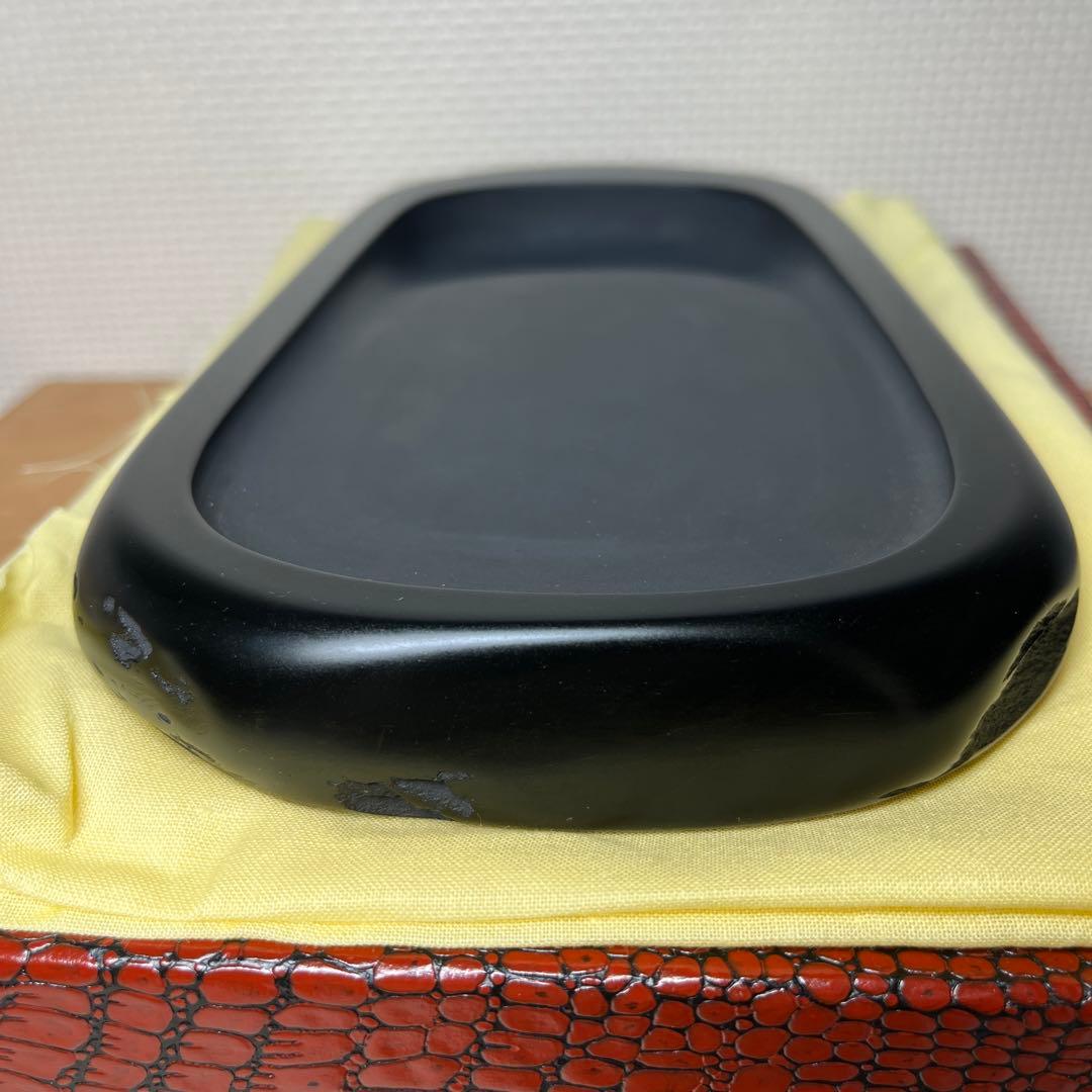 ⭕️希少　高価　新品美品　鍋倉山龍渓硯　清泉堂　三代目　深澤秀教　大型な硯