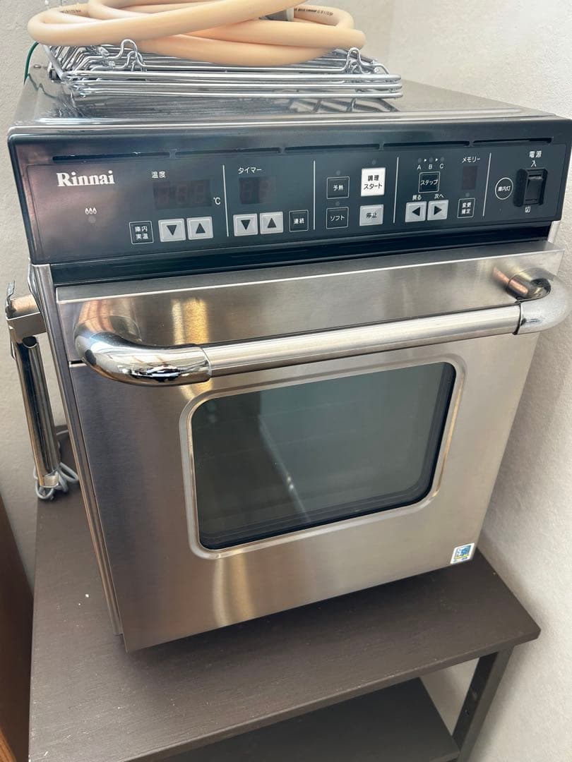 【美品】リンナイガス高速オーブン涼厨 RCK-S10AS 都市ガス用2021年製