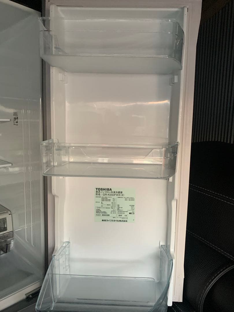 TOSHIBA（東芝）大型冷蔵庫 GR-K550FWX（X）551L