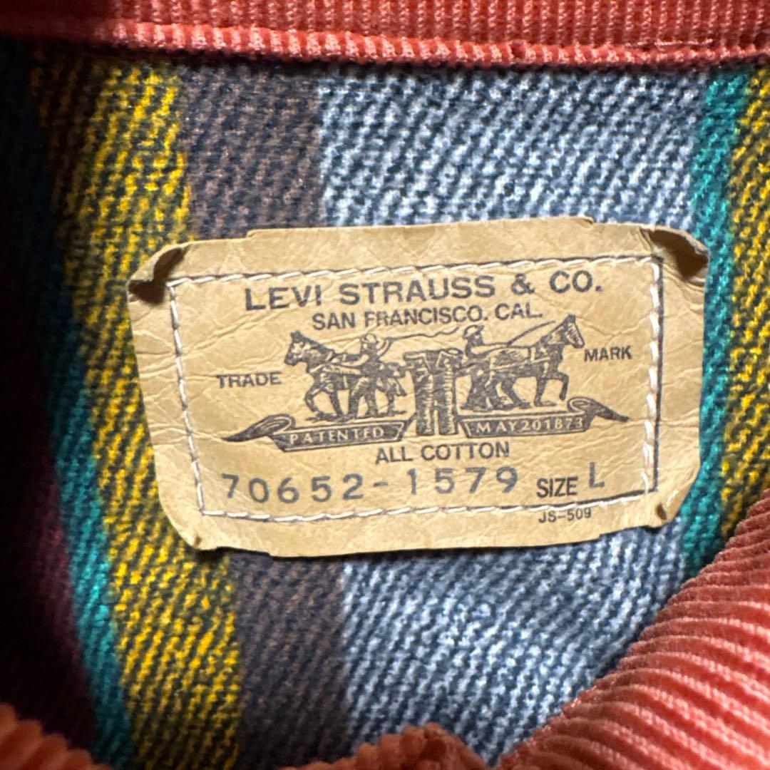 リーバイス　コーデュロイジャケット　オレンジ　70652-1579 サイズ　L