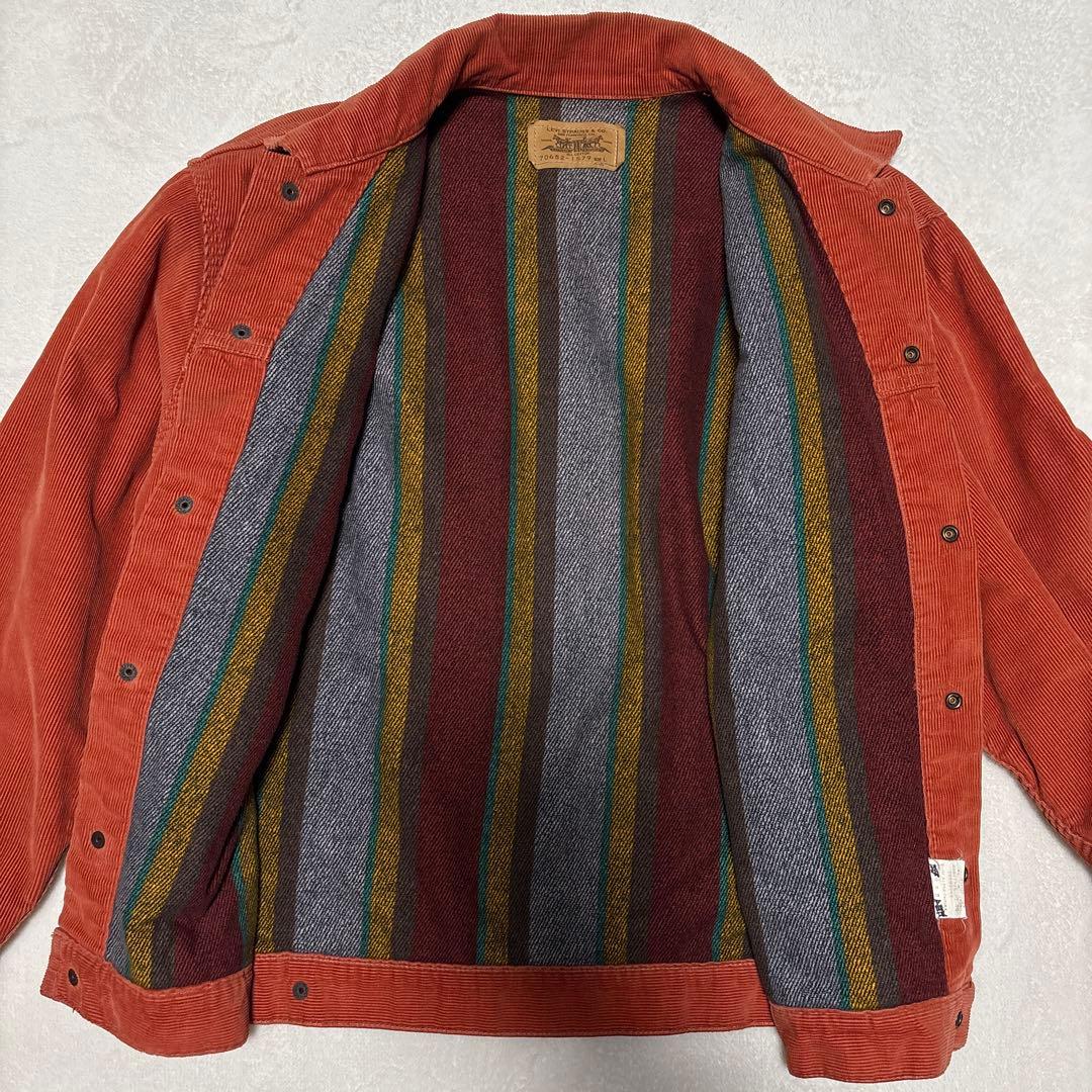 リーバイス　コーデュロイジャケット　オレンジ　70652-1579 サイズ　L