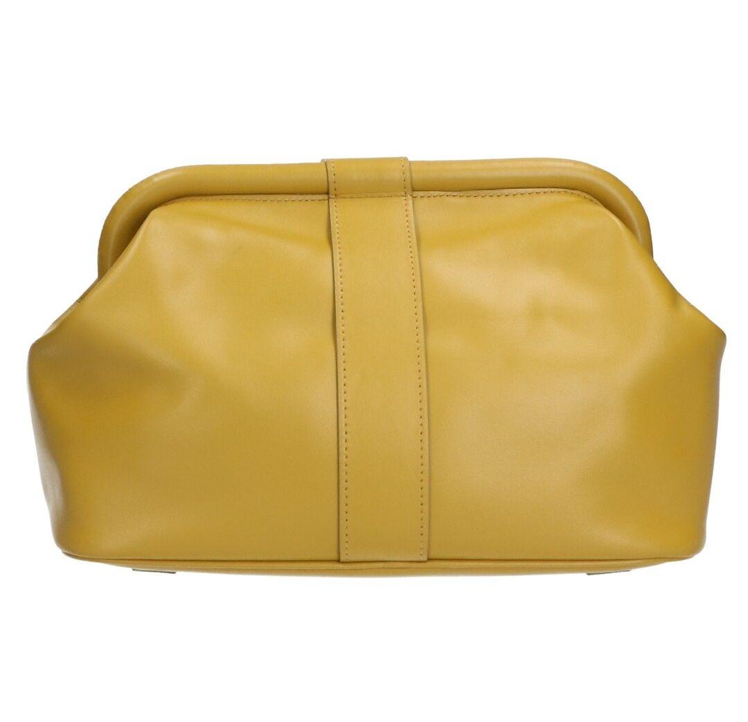 A.D.M.J. がま口ショルダーバッグ マスタード