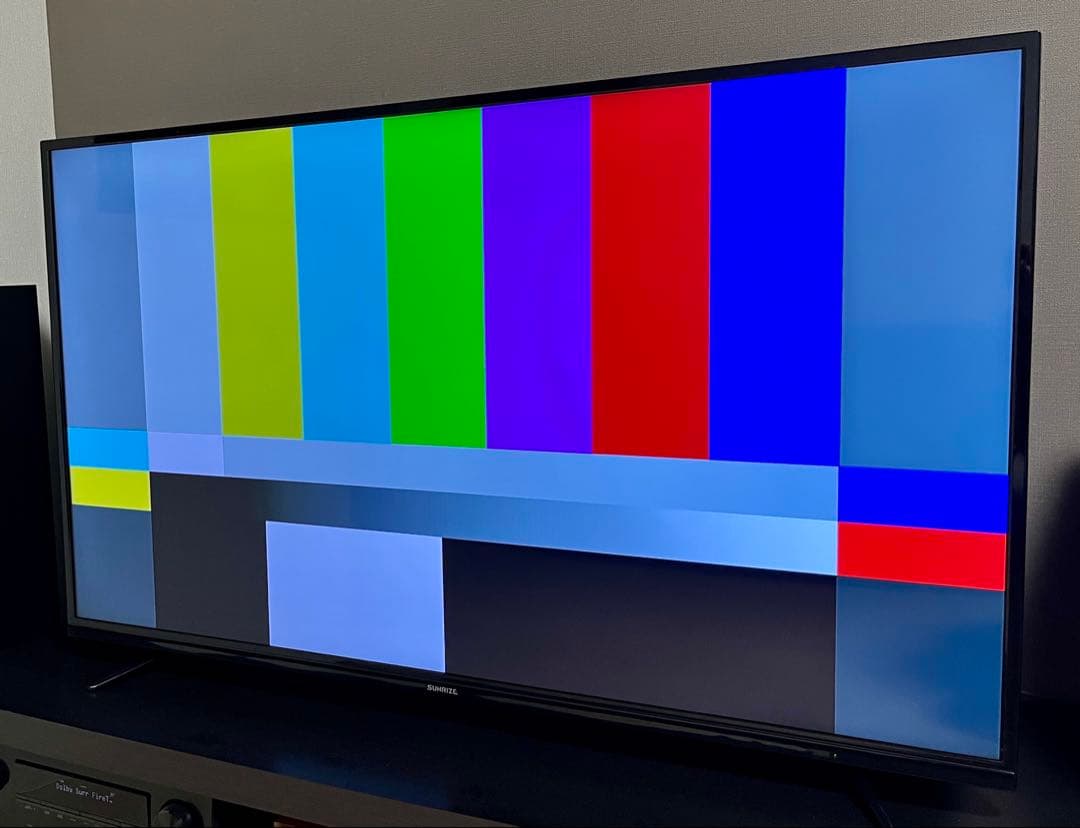 55インチ 4K液晶テレビ　完動品　 モダンデコ tv55-4k-bk