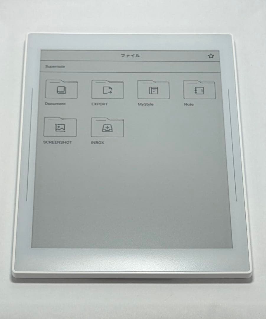 Supernote Nomad 本体＋カバー＋スタイラス