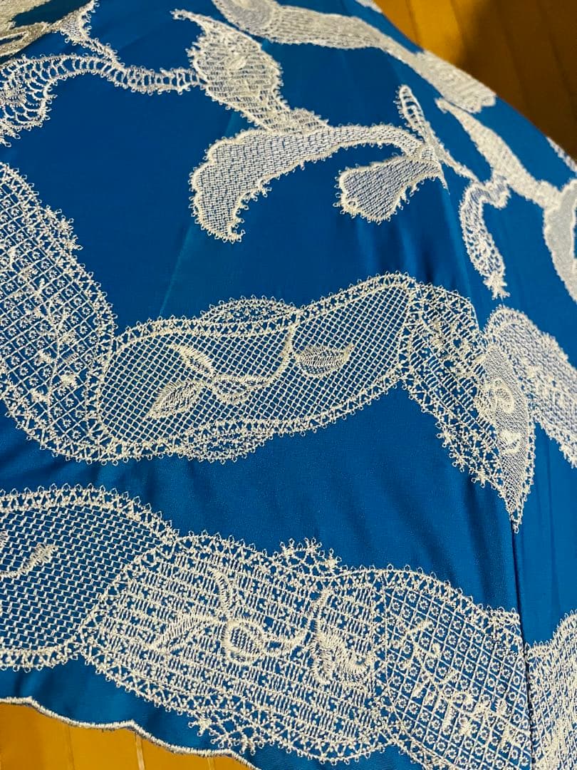 VivienneWestwood 青いレースの長傘