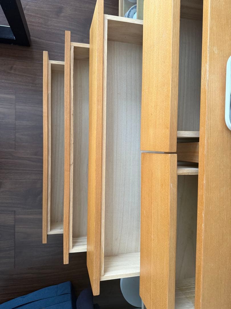 無印良品　木製4段チェスト