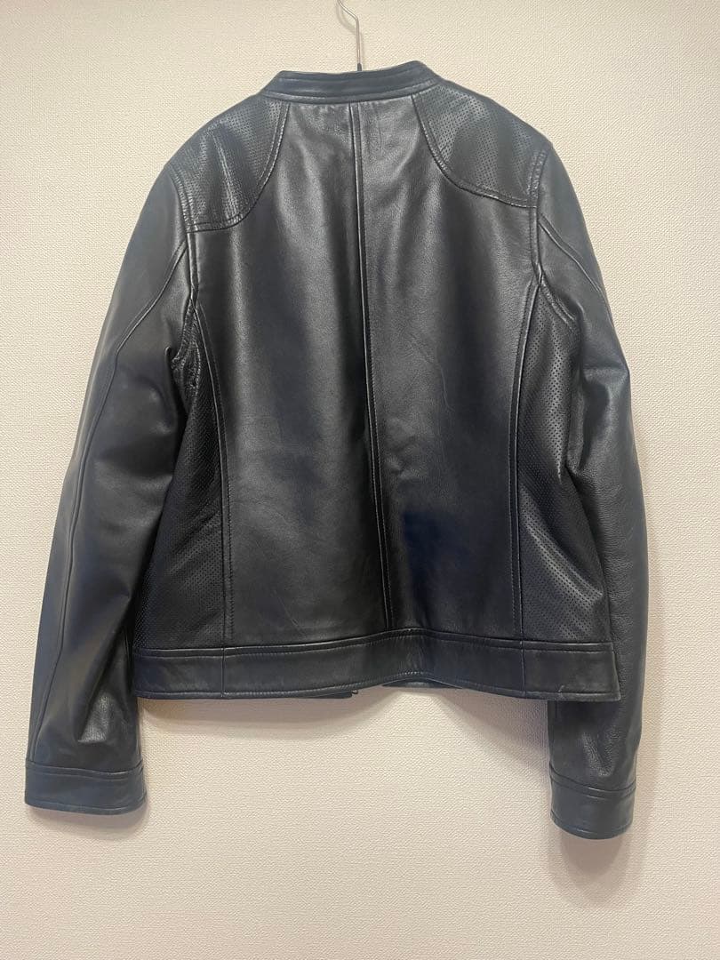 シンゾーン　黒レザージャケット シングルライダース