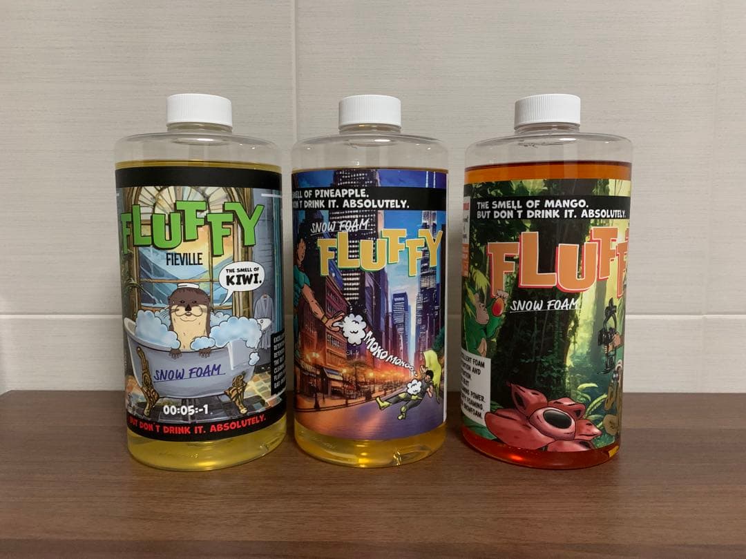 FIEVILLE フィールドビレッジ　FLUFFY フラッフィー3種セット　新品