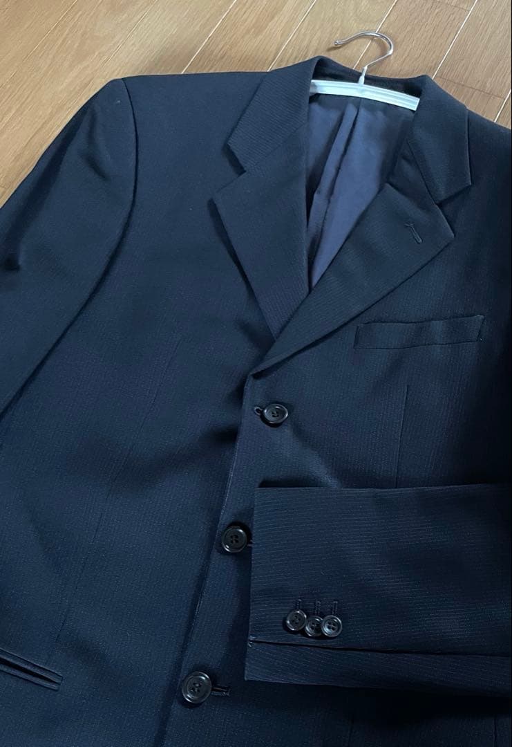 ARMANI アルマーニ　ブラック　ストライプ　スーツ　上下セットアップ