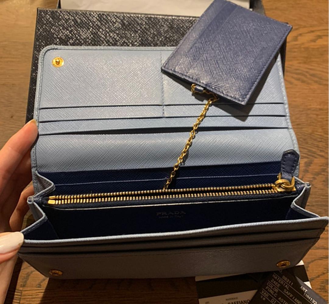 【PRADA】長財布(2AEE saffiano fiocco ) 日本限定色
