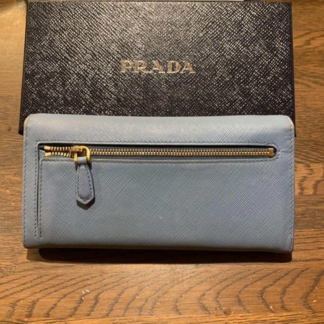 【PRADA】長財布(2AEE saffiano fiocco ) 日本限定色
