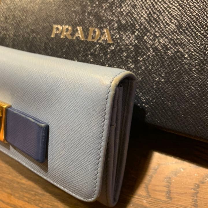 【PRADA】長財布(2AEE saffiano fiocco ) 日本限定色