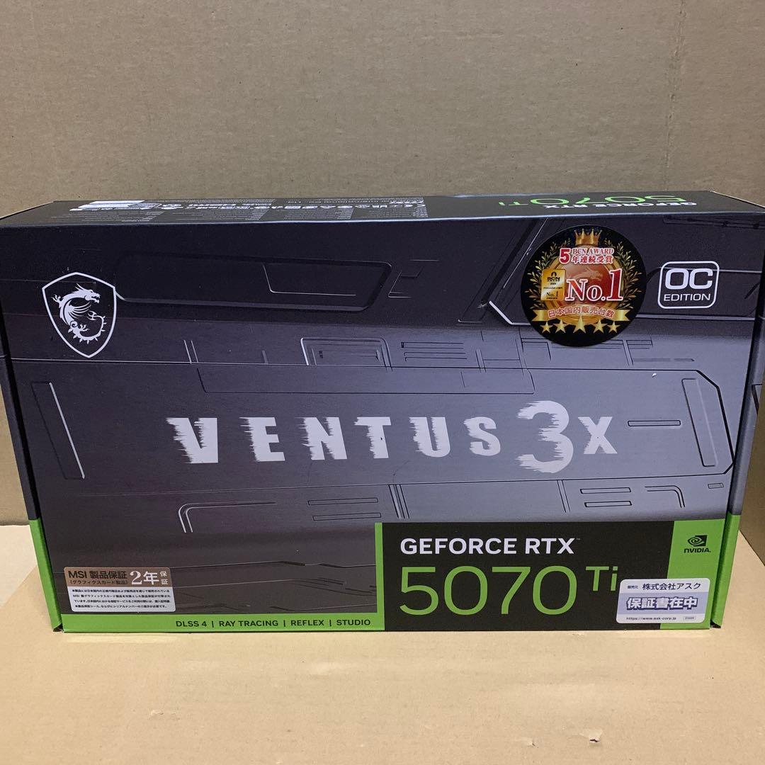新品　GeForce RTX 5070 Ti 16G VENTUS 3X OC