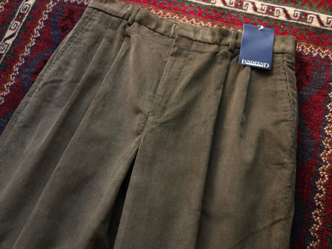 LANDS END コーデュロイパンツ 34 ランズエンド デッドストック