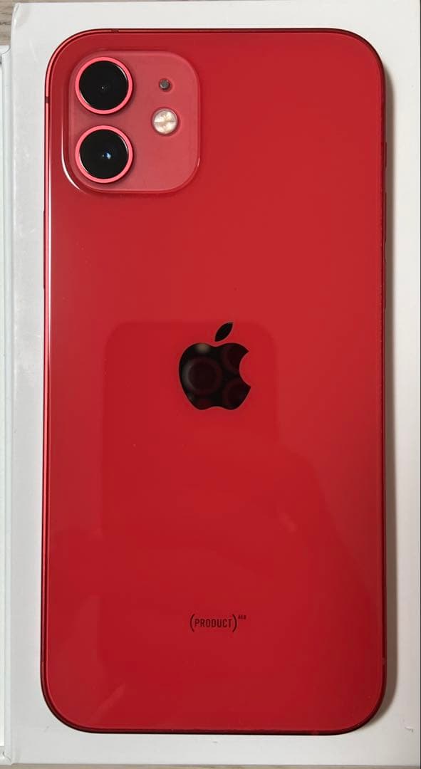 【美品】iPhone12 64GB レッド 箱あり 送料無料