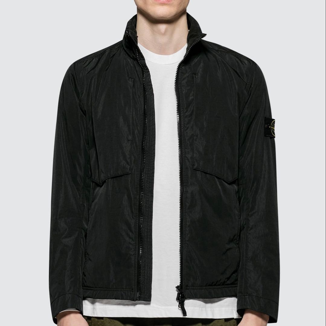 ジャケット・アウター stone /Nylon l flock jacket/M