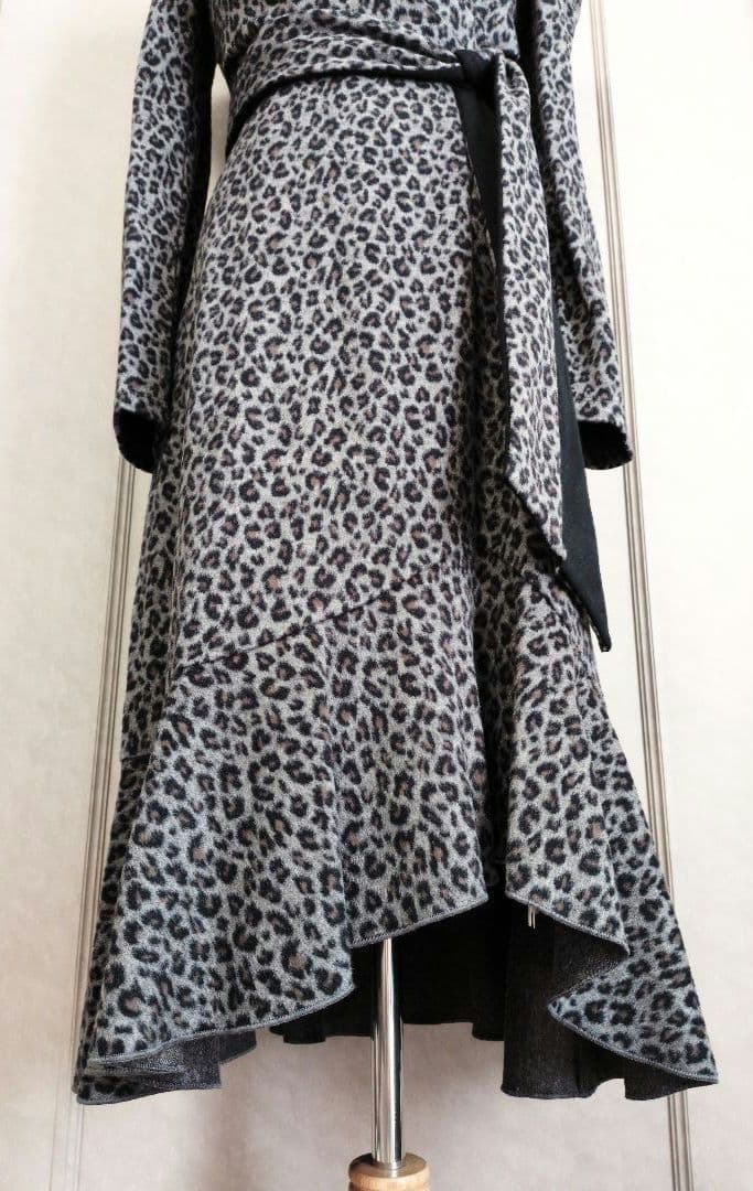 【DIANE von FURSTENBERG】レオパード ウール ワンピース☆