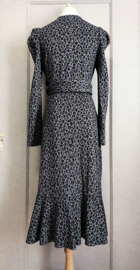 【DIANE von FURSTENBERG】レオパード ウール ワンピース☆