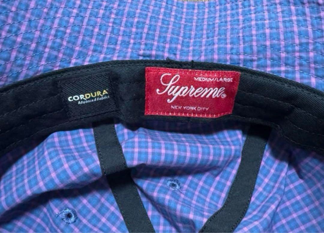 り*う様 Supreme Cordura® Plaid Bell Hat ブルー