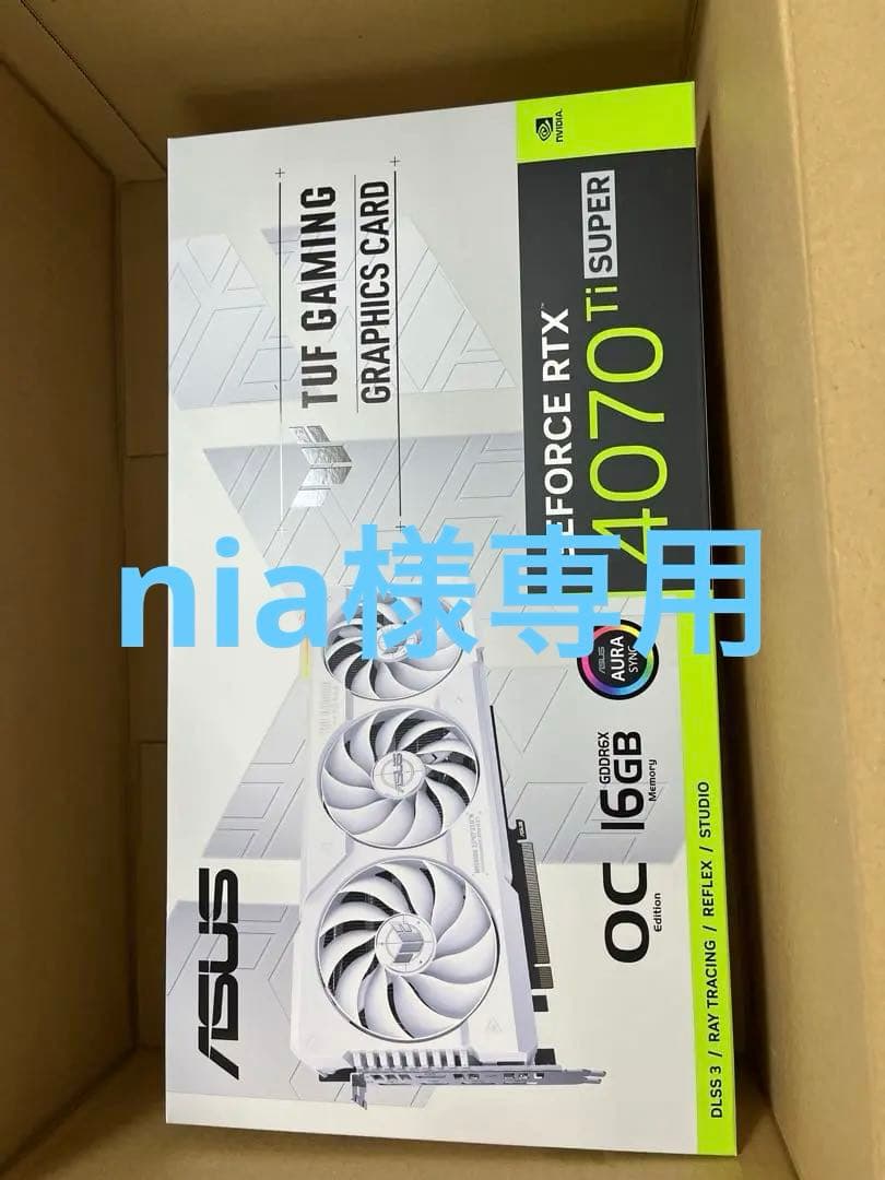 グラフィックボード・グラボ・ビデオカード niaTUFGaming GeForce RTX 4070Ti Super
