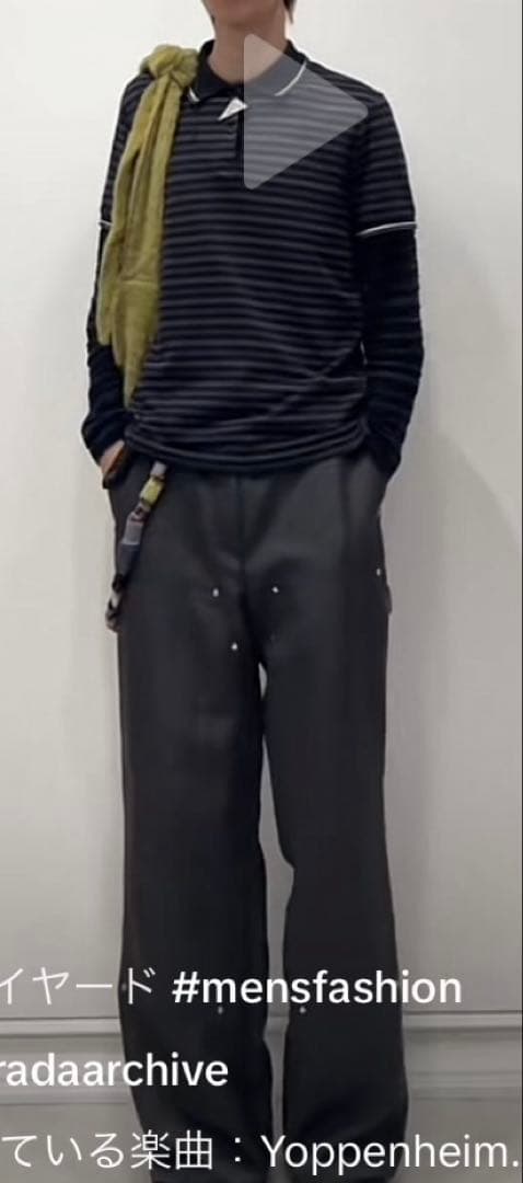 パンツ Hype-23 studs nylon trousers