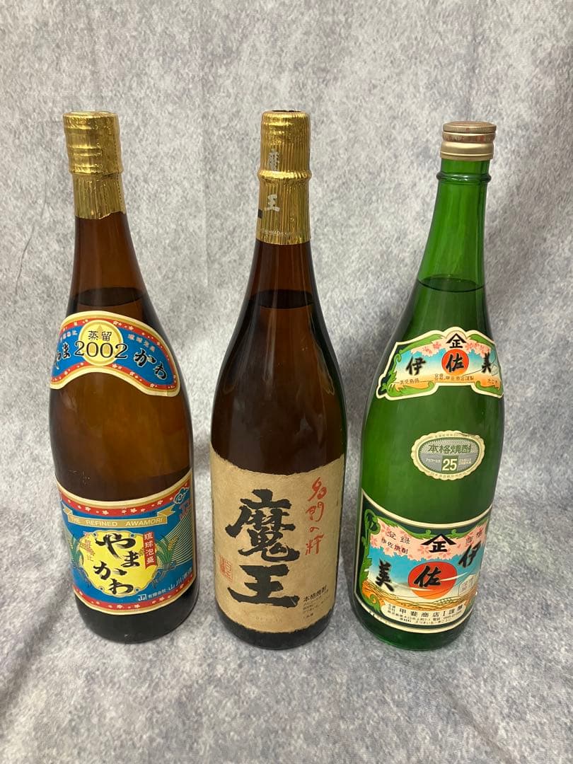 魔王 伊佐美 やまかわ1800ml×3本 いも焼酎 琉球泡盛
