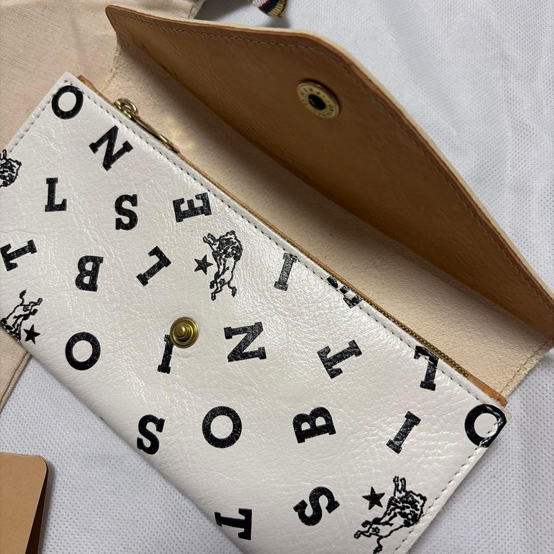 IL BISONTE イル ビゾンテ ロゴプリント 長財布