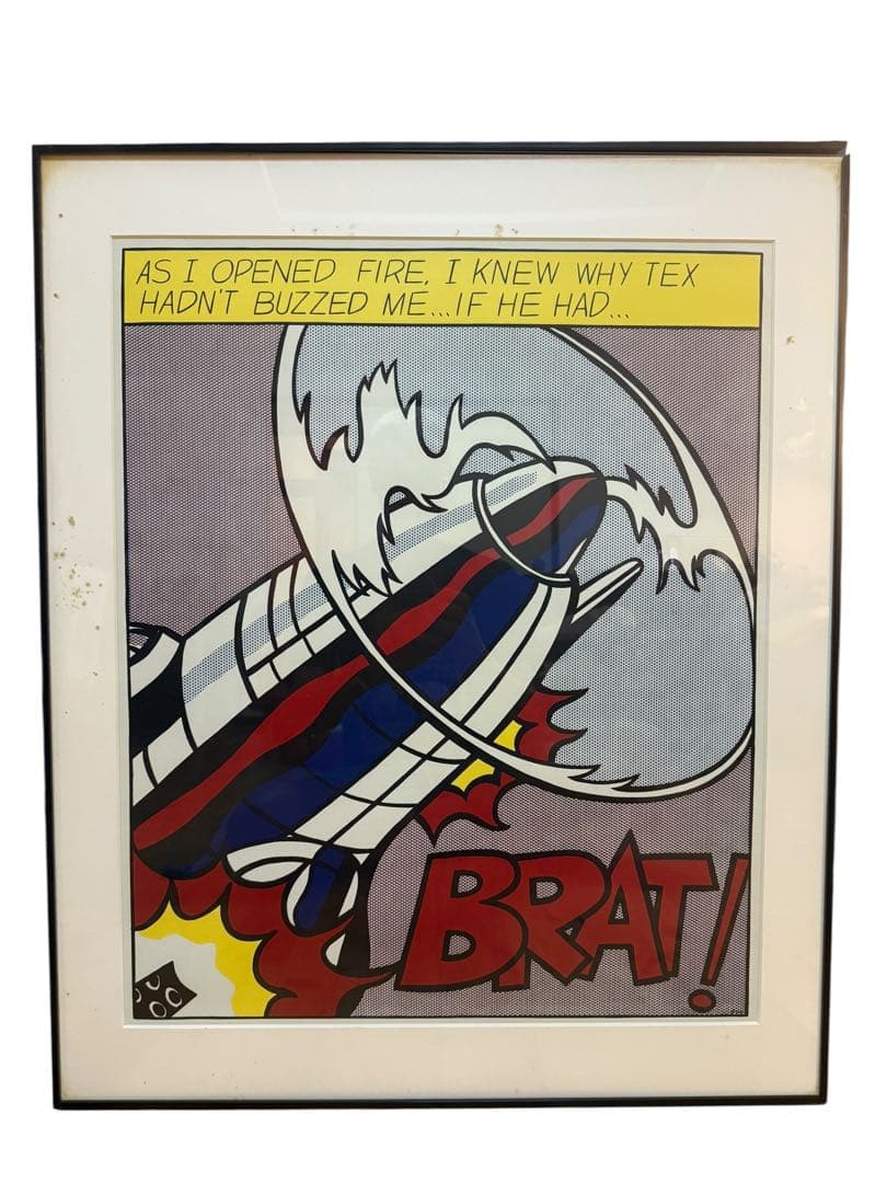 額装 ロイ・リキテンスタイン As I Opened Fire 3枚組SET