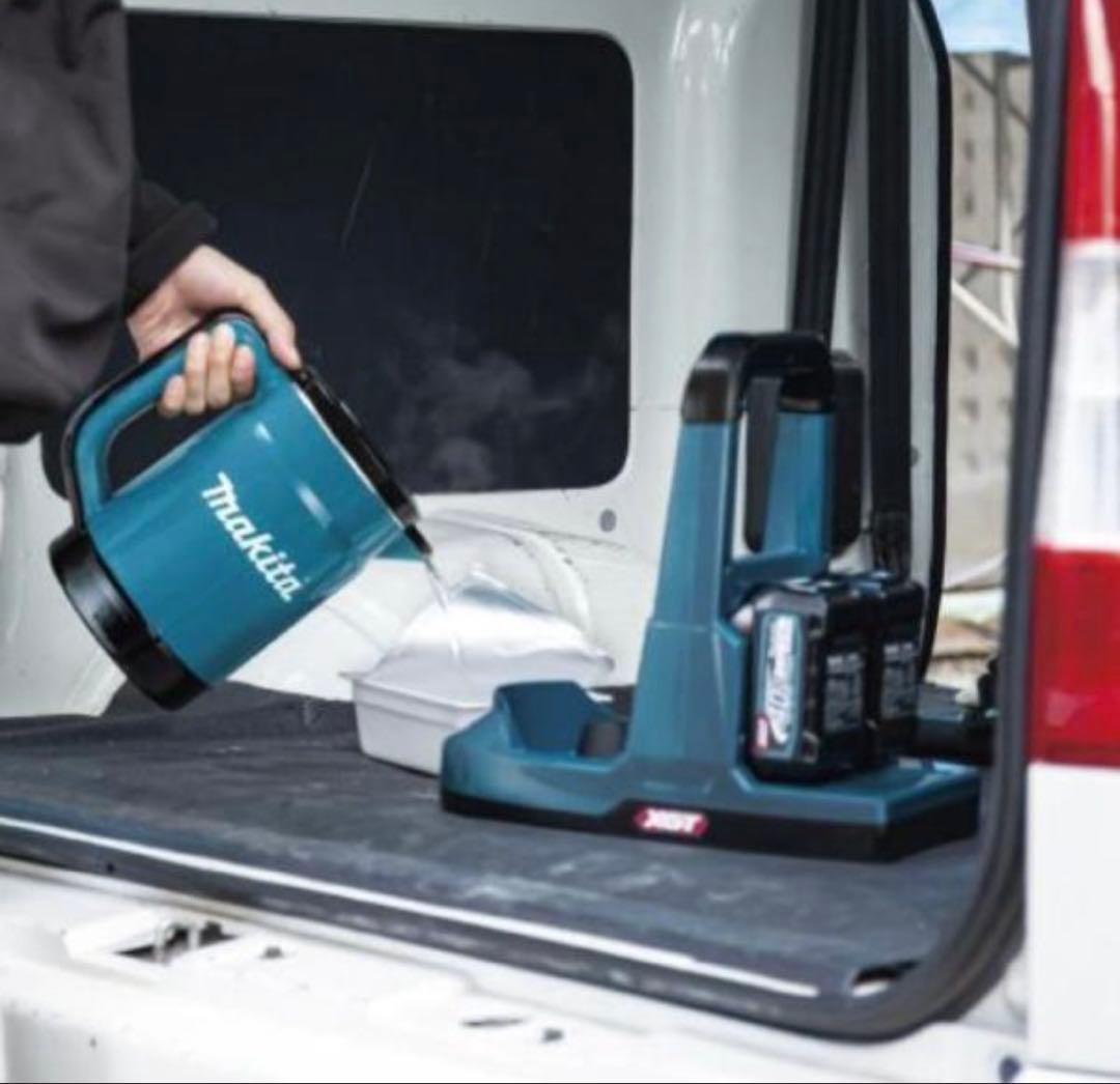 新品マキタ40Vmax 充電式ケトル オリーブ 本体のみ KT001GZO