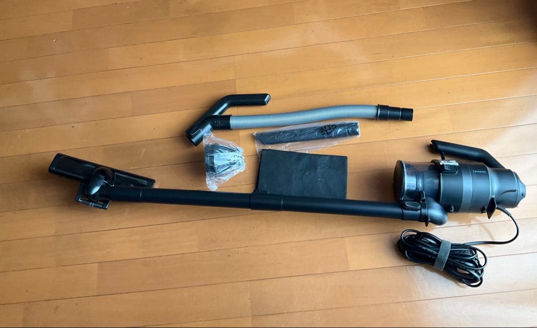 ツインバード掃除機 コード　ブロワー ラクステ 3WAY 黒 EHC-EB54B