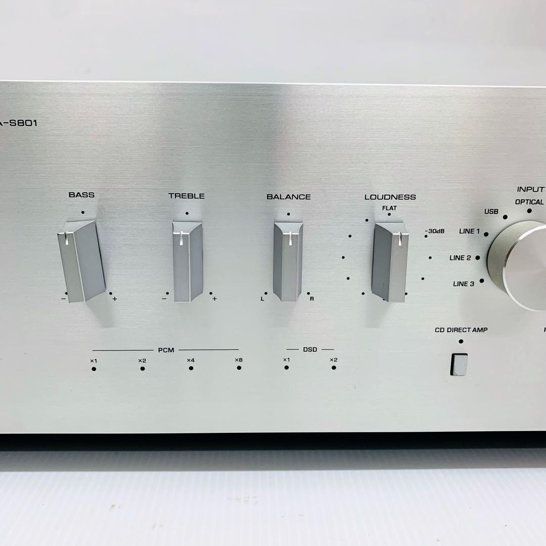 【美品 】YAMAHA A-S801 プリメインアンプ リモコン有