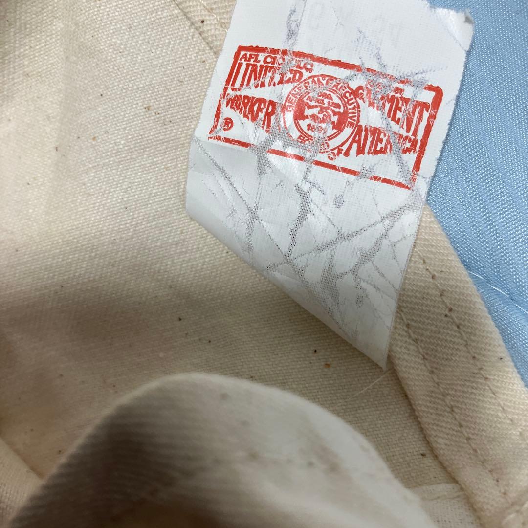 80s 星タグカーハート オーバーオール 生成りUSA製 デッドストック試着のみ