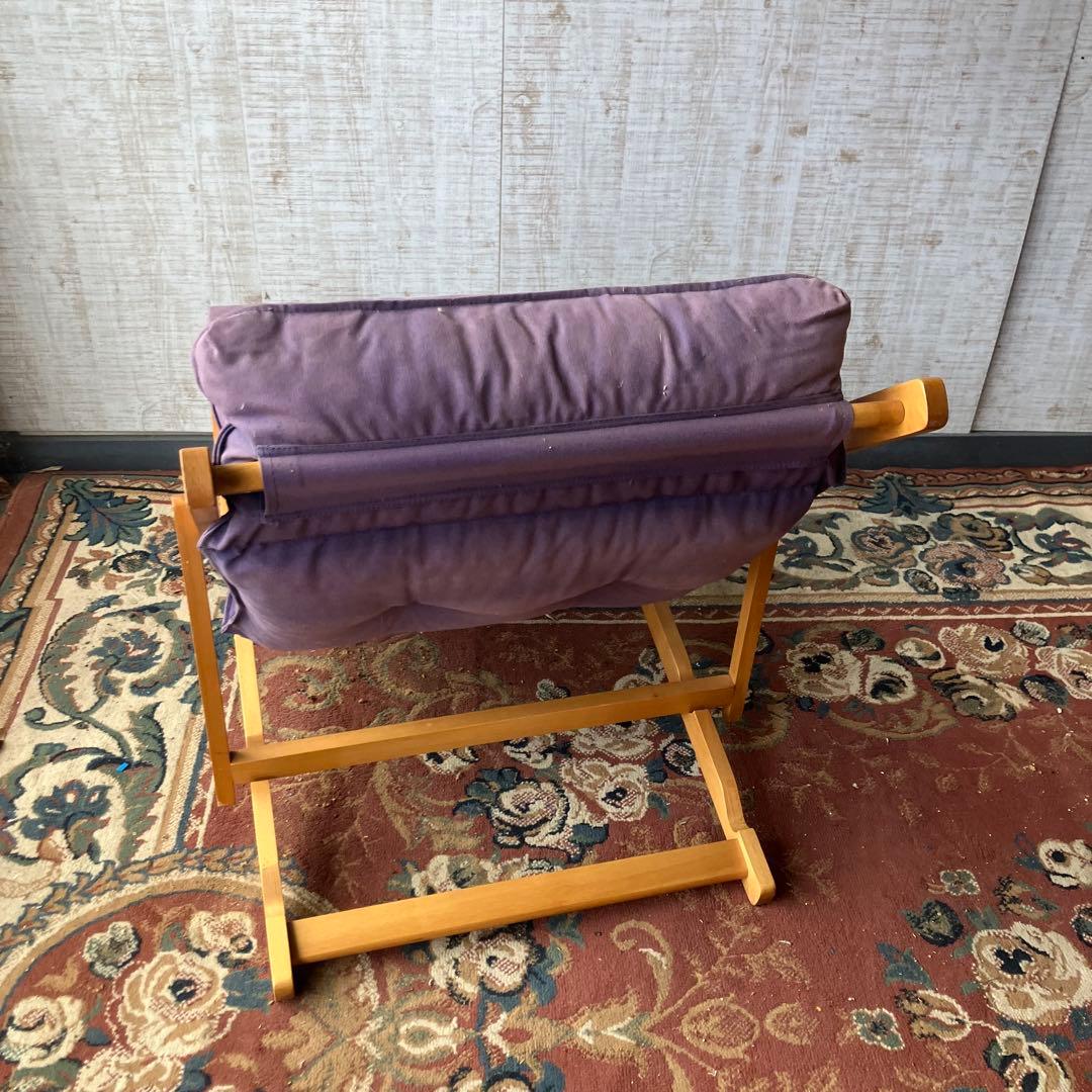 北欧レトロ 木製フレーム リクライニングチェア ラウンジチェア パーソナルチェア