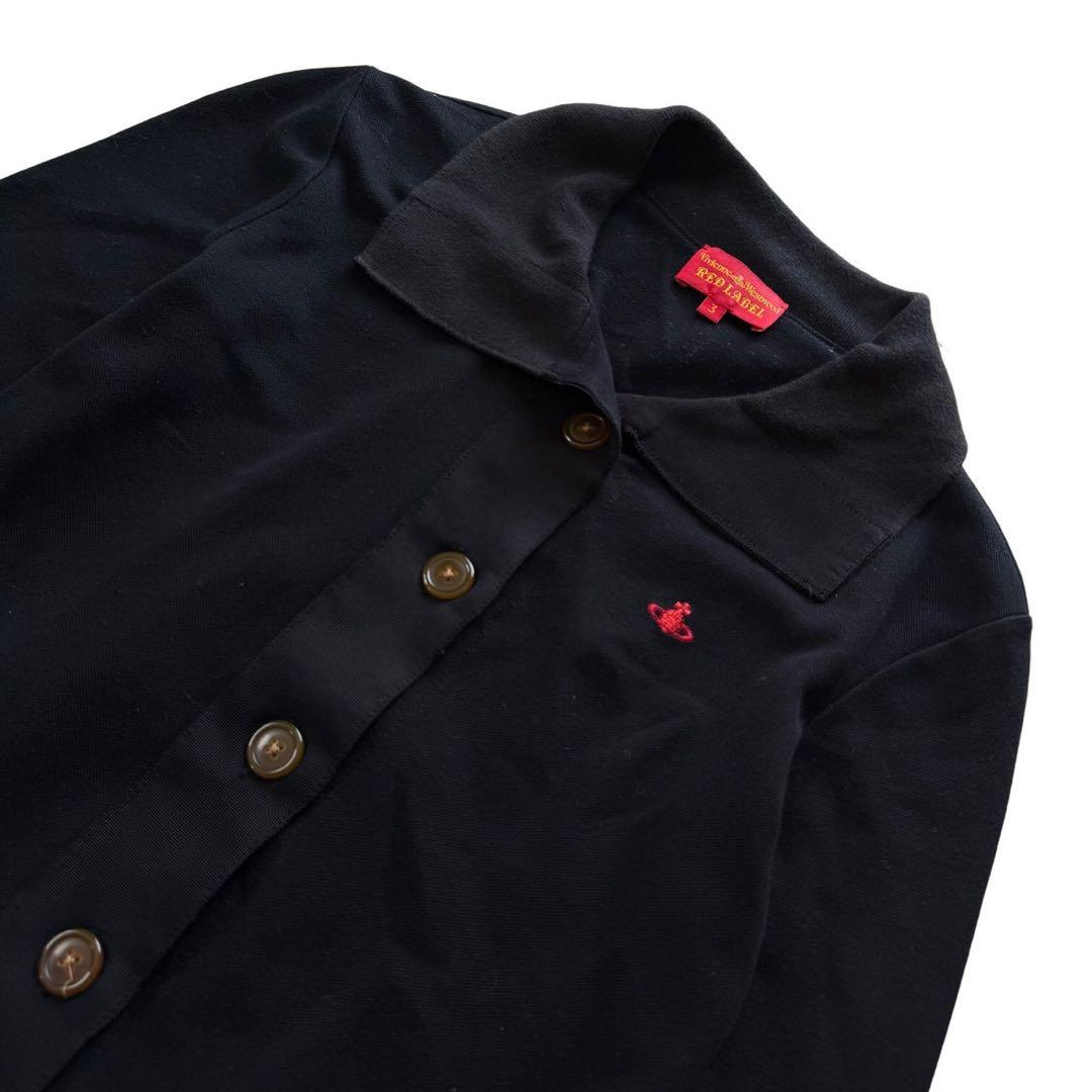 ヴィヴィアンウエストウッドレッドレーベル ジャケット オーブ刺繍 ブラック 3