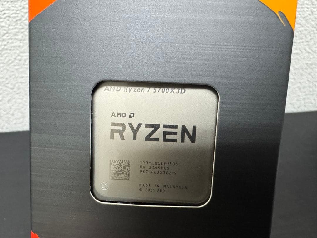 CPU AMD AM4 Ryzen 7 5700X3D 8コア BOX