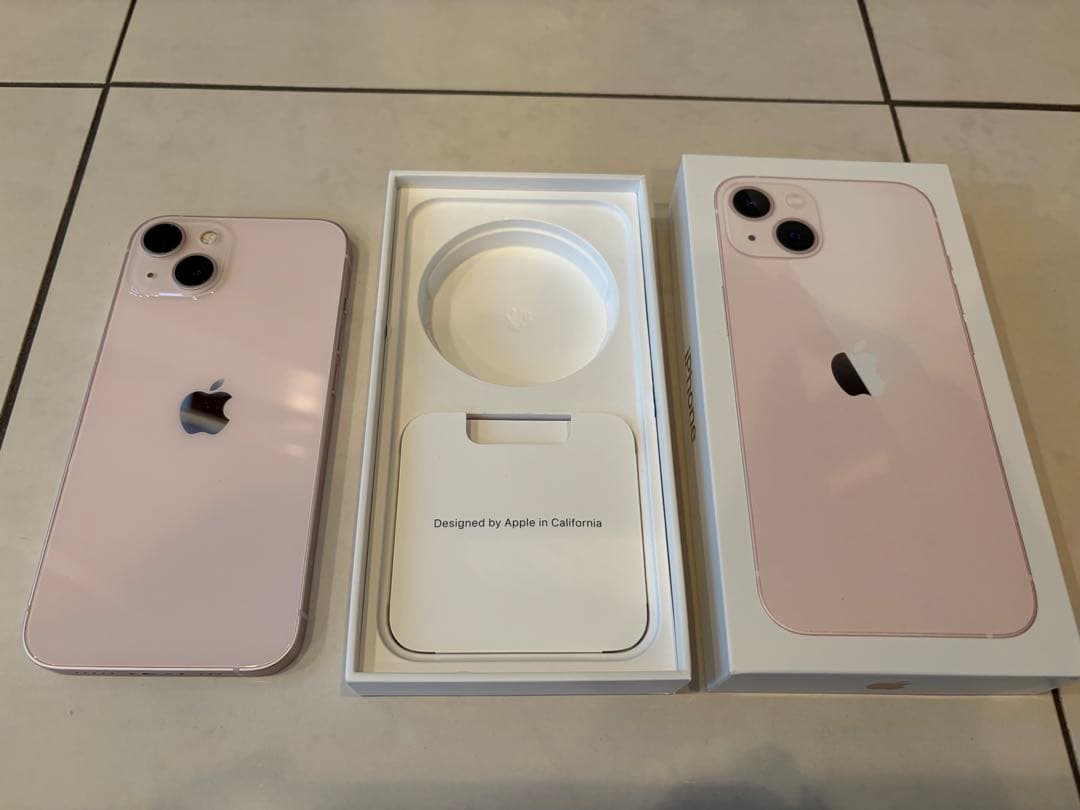 iPhone13 ピンク 128GB SIMフリー バッテリー88% 箱付き