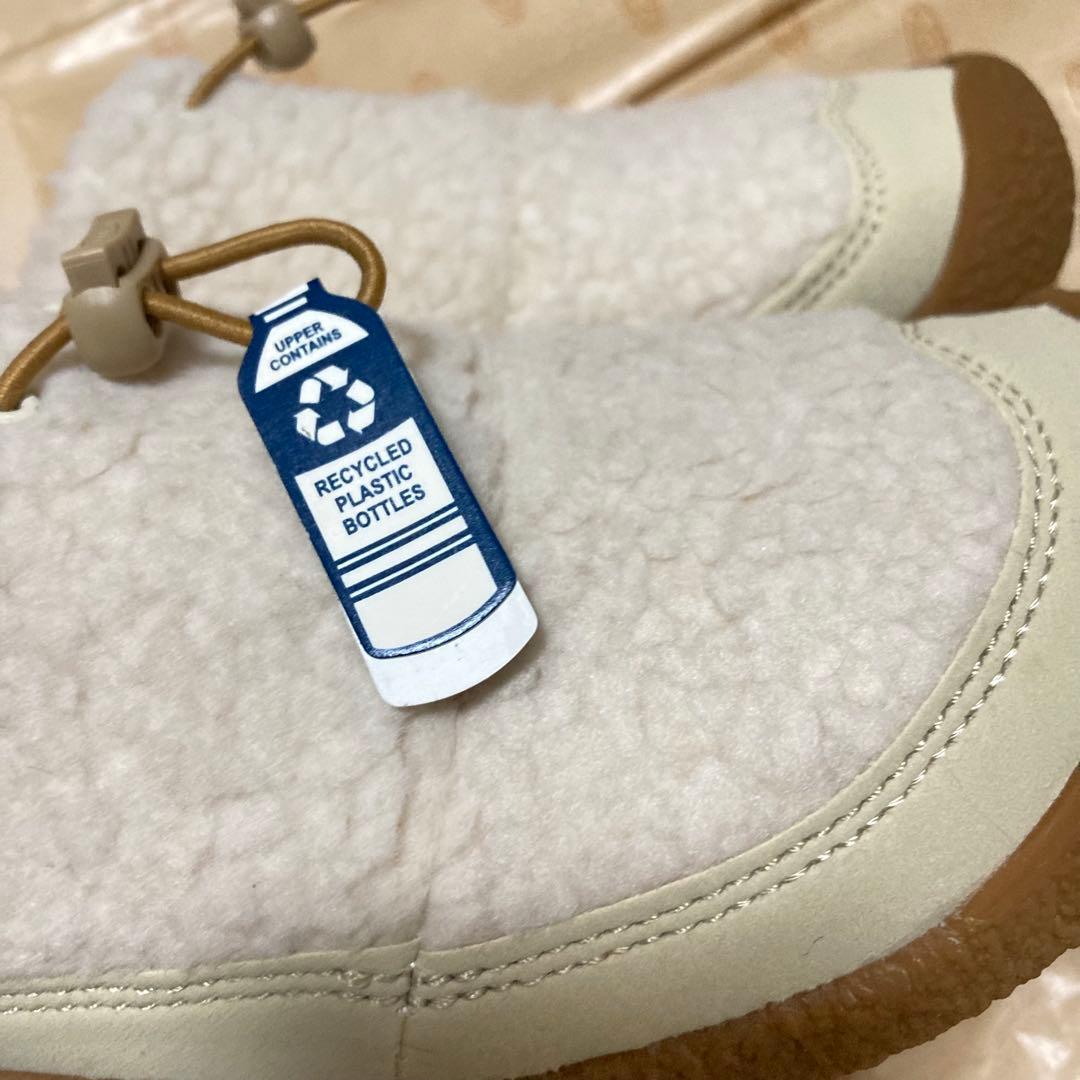 KEEN ローカットスニーカー 24cmホワイト ボアスリッポン ハウザー