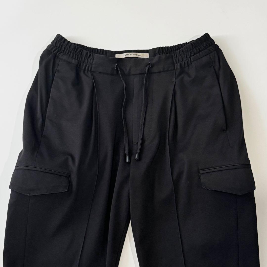 giab's ジャブスアルキヴィオ 永久クリース ジャージー カーゴパンツ 44