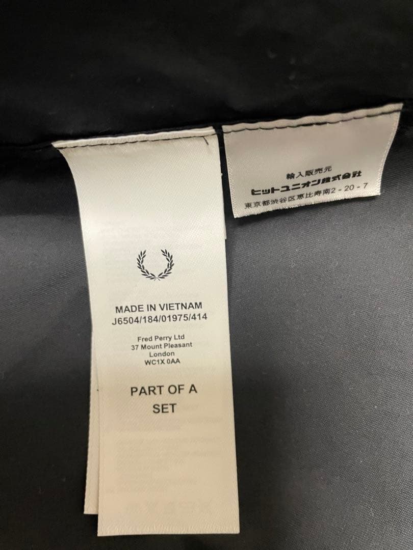 FRED PERRY ブラック モッズコート メンズ　S