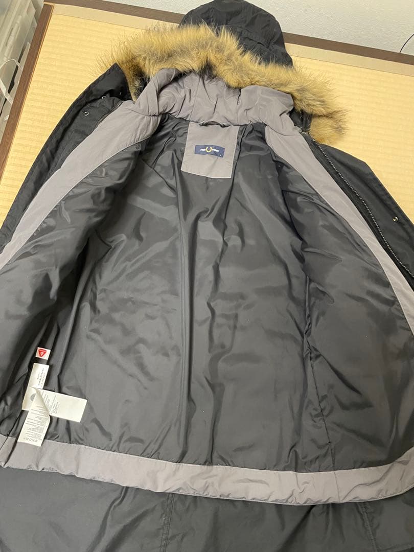 FRED PERRY ブラック モッズコート メンズ　S