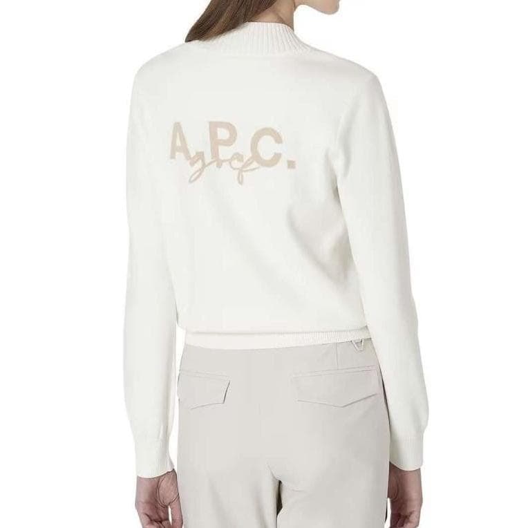 ●●2色・3サイズ●●A.P.C. バックスクリプトVネックセーター・長袖ニット