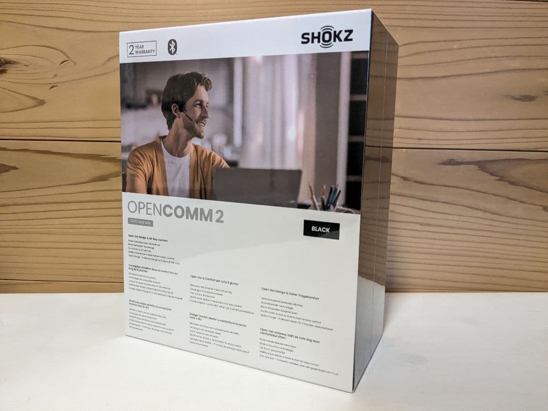 【未開封】Shokz OpenComm2 骨伝導ヘッドセット