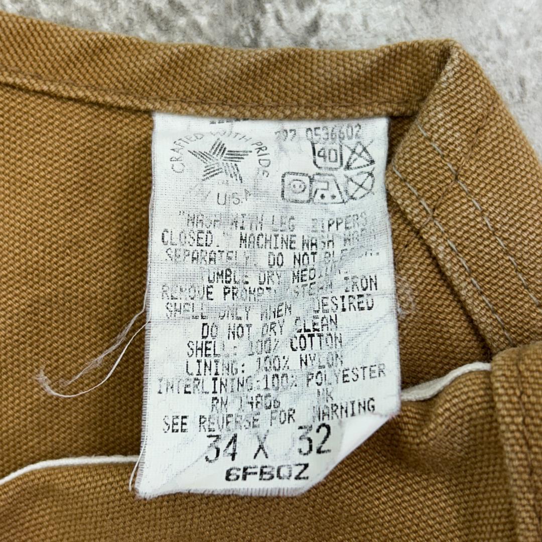 e*u様 USA製　カーハート　ダブルニー　オーバーオール　古着　ライトブラウン