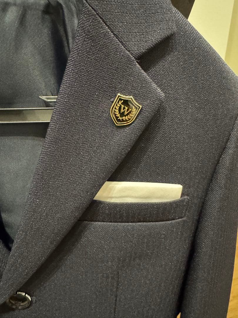 ネイビー ブレザー スーツ