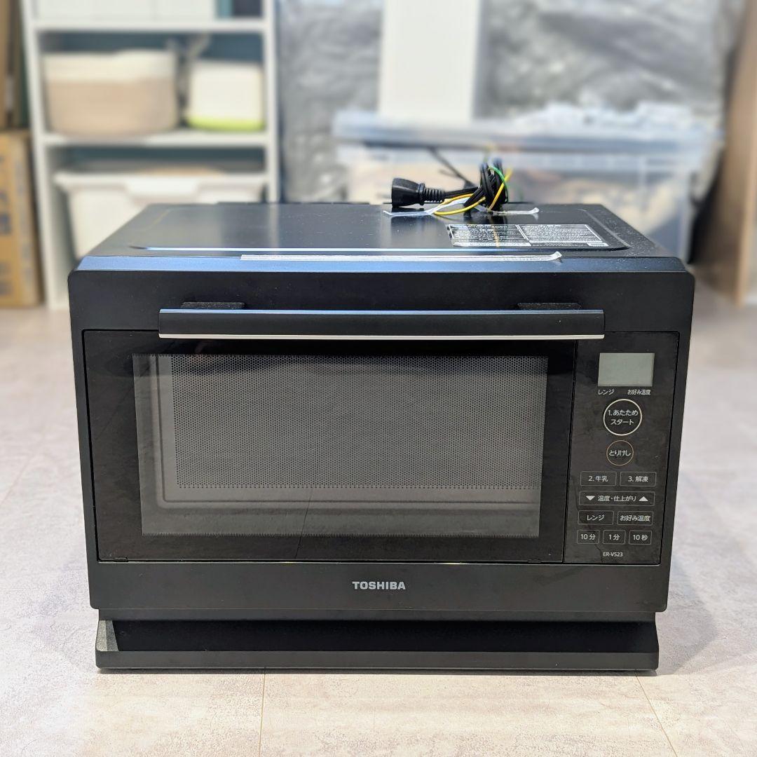 【送料込】TOSHIBA 単機能電子レンジ ER-VS23(K) 東芝 黒