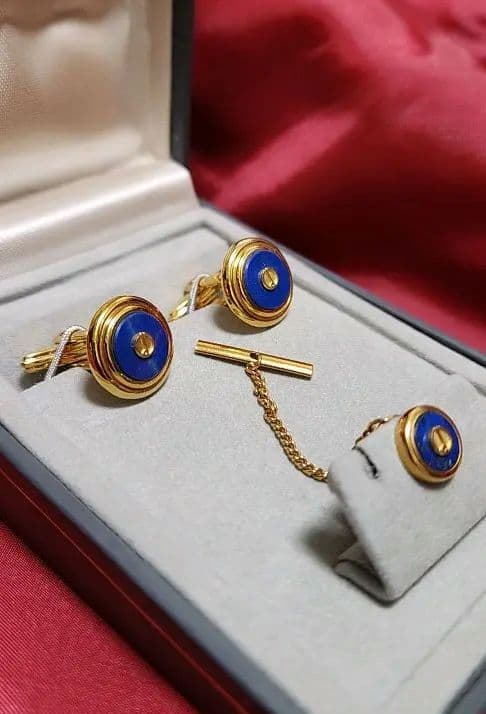 dunhill カフス ネクタイピン 箱 美品 1点のみ所蔵品