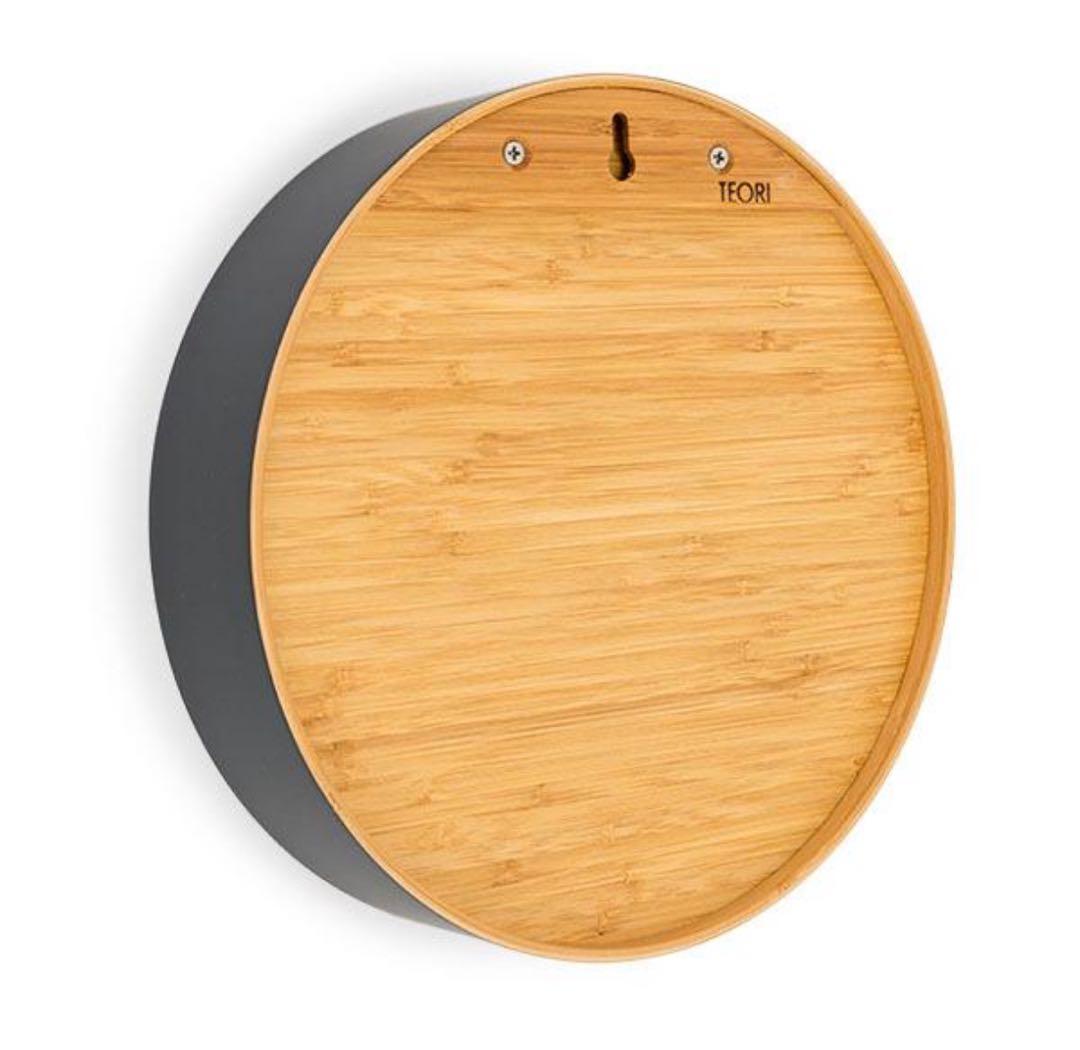 テオリ TEORI 壁掛けミラー ゼロ ZERO Sサイズ 墨色 鏡 丸型 姿見