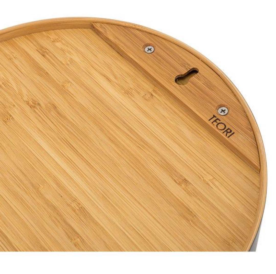 テオリ TEORI 壁掛けミラー ゼロ ZERO Sサイズ 墨色 鏡 丸型 姿見