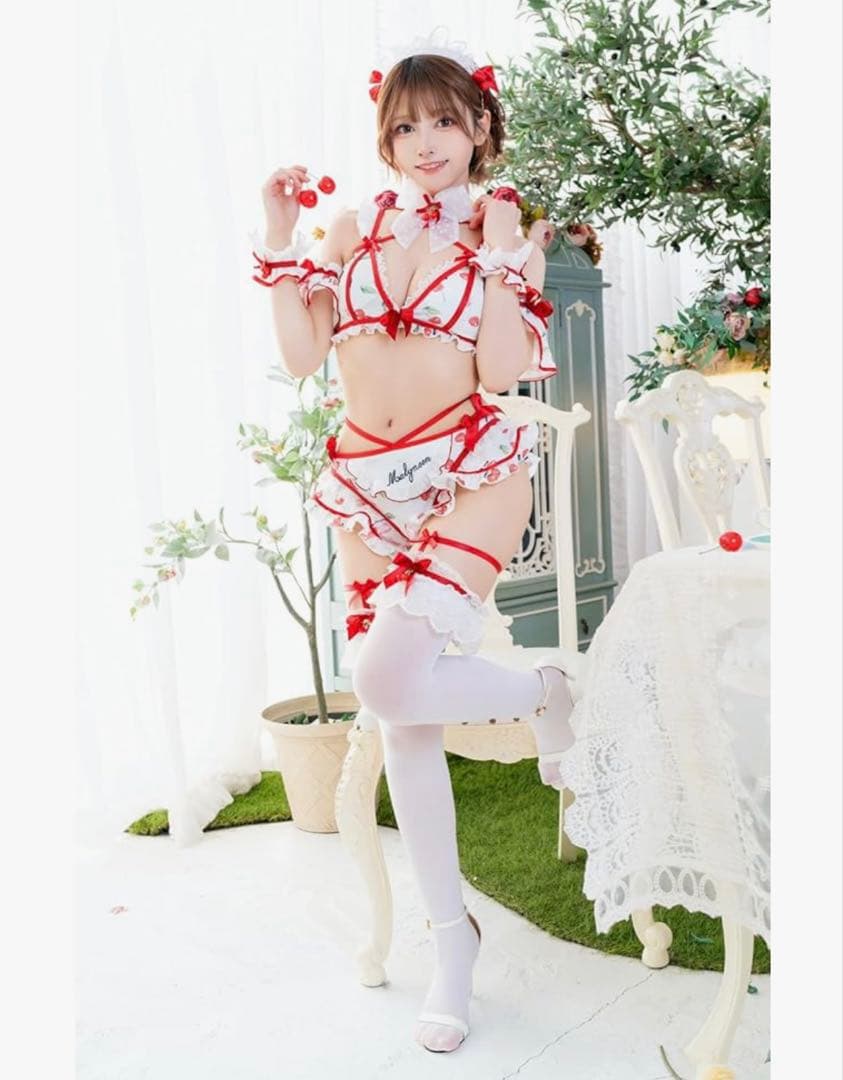 Malymoon メイド服 さくらんぼ　ホイップチェリー水着